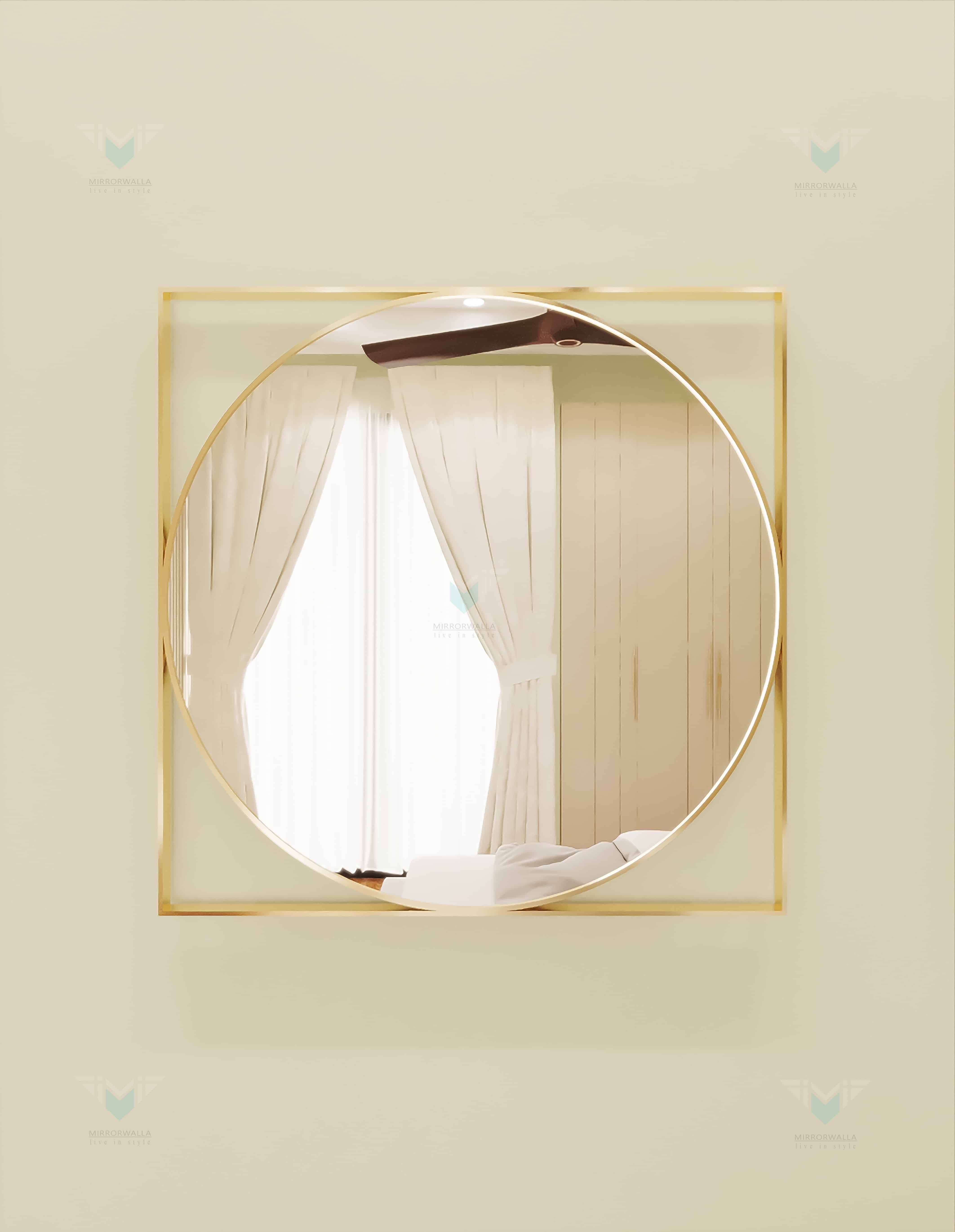 R-squire Brass Mirror - Mirrorwalla